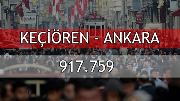 İşte Türkiye`nin en kalabalık ilçeleri 20