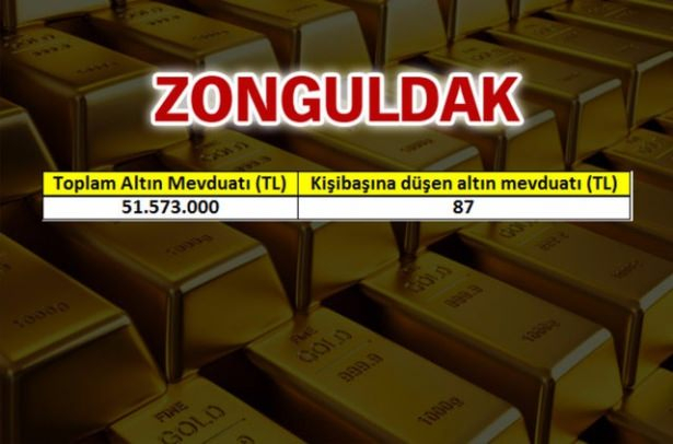 İşte, Türkiye’nin altın zengini illeri! 47