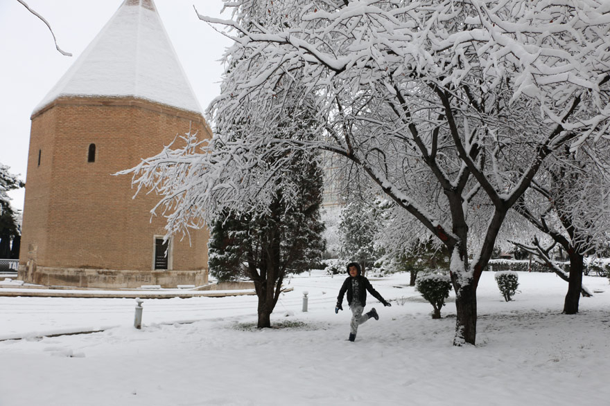 Konya'dan kar manzaraları 1