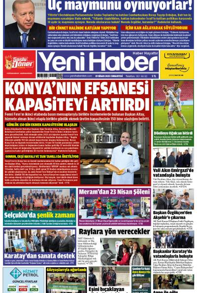 19 Nisan 2025 Cumartesi