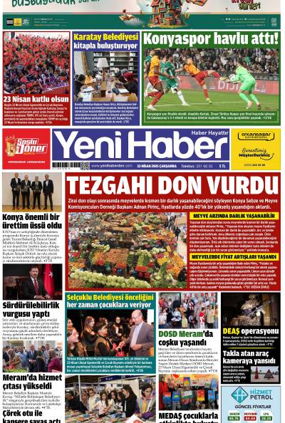 23 Nisan 2025 Çarşamba