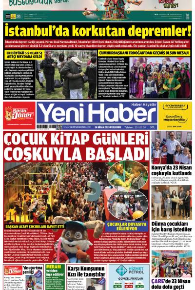 24 Nisan 2025 Perşembe