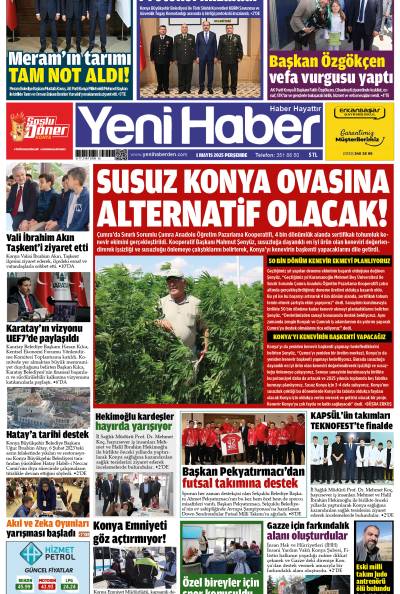 1 Mayıs 2025 Perşembe