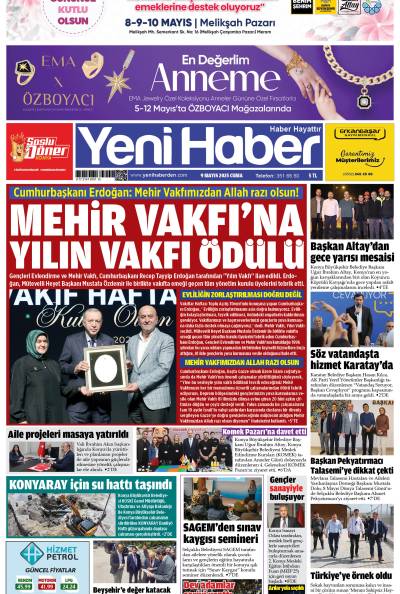9 Mayıs 2025 Cuma