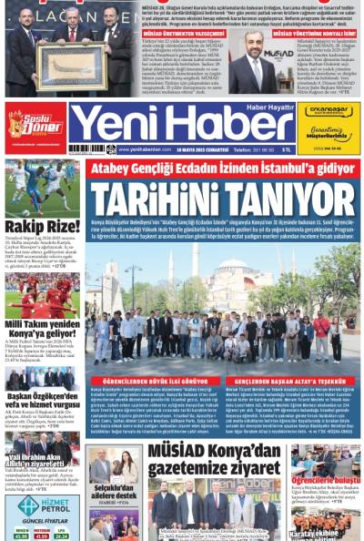 10 Mayıs 2025 Cumartesi