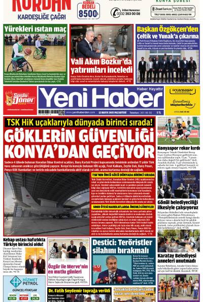 12 Mayıs 2025 Pazartesi