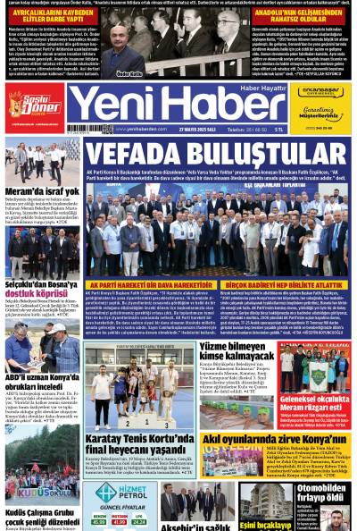 27 Mayıs 2025 Salı