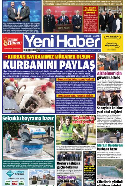 5 Haziran 2025 Perşembe