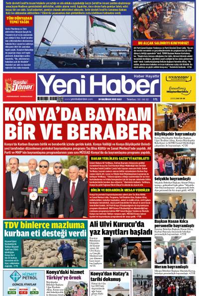 10 Haziran 2025 Salı