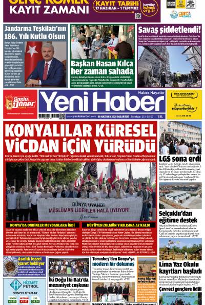 16 Haziran 2025 Pazartesi