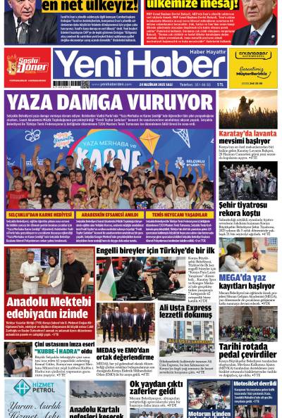 24 Haziran 2025 Salı