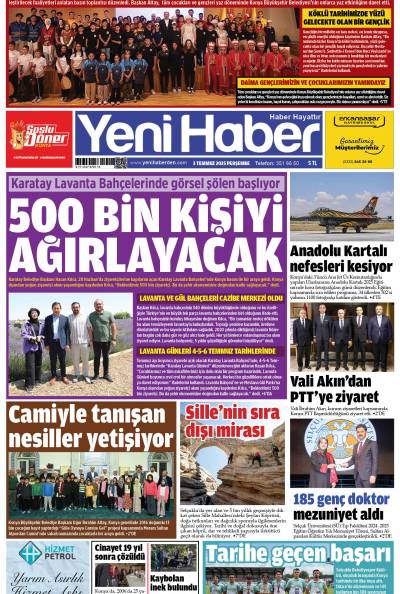 3 Temmuz 2025 Perşembe
