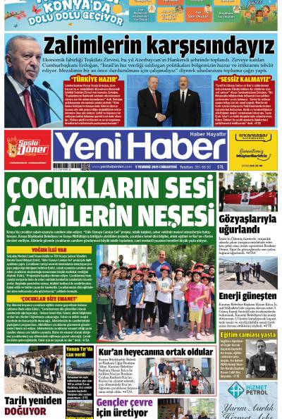 5 Temmuz 2025 Cumartesi