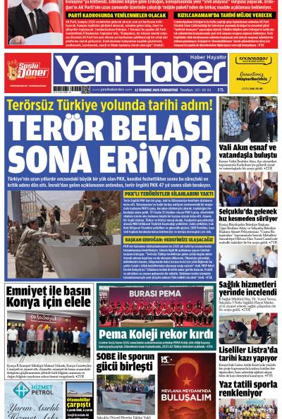 12 Temmuz 2025 Cumartesi