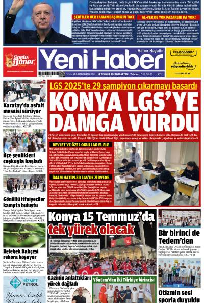 14 Temmuz 2025 Pazartesi
