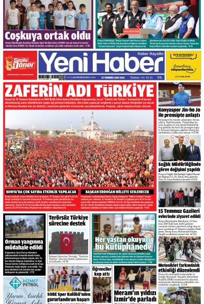 15 Temmuz 2025 Salı
