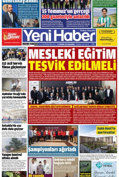 17 Temmuz 2025 Perşembe