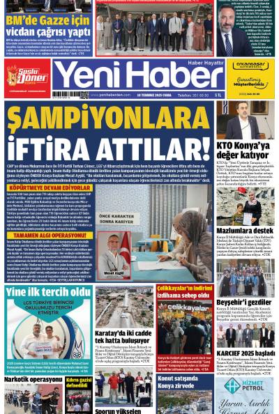 18 Temmuz 2025 Cuma