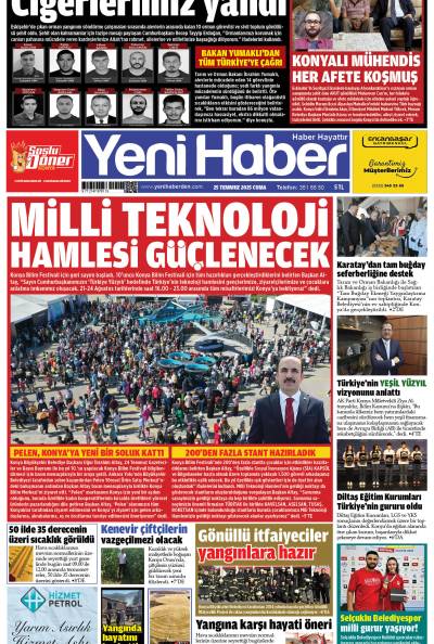 25 Temmuz 2025 Cuma