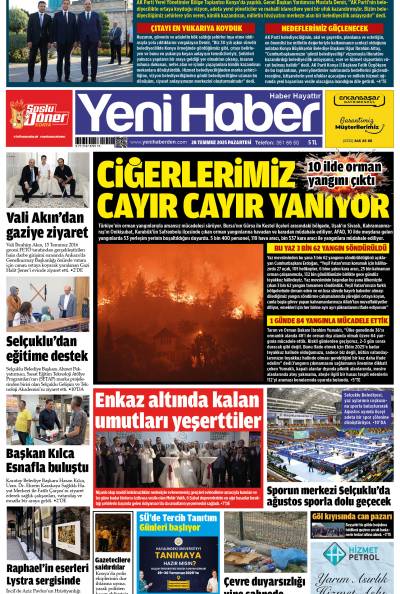 28 Temmuz 2025 Pazartesi