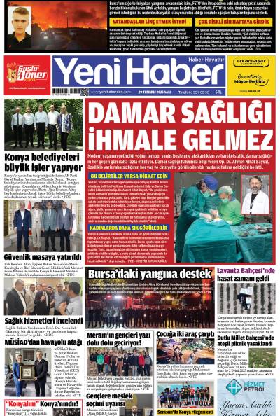 29 Temmuz 2025 Salı