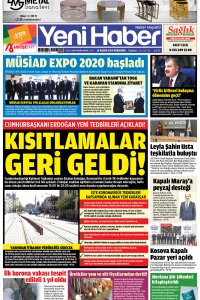 19 Kasım 2020 Perşembe