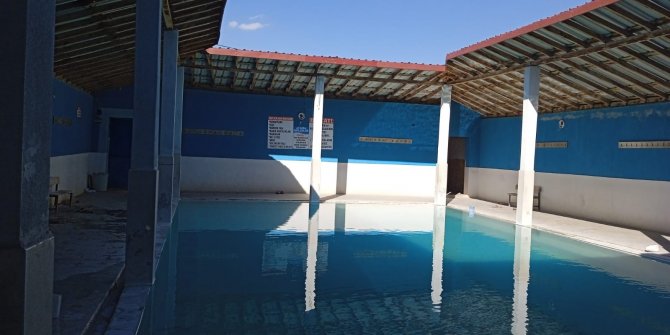 Diyadin Kaplıcaları şifalı suyuyla misafirlerini ağırlıyor