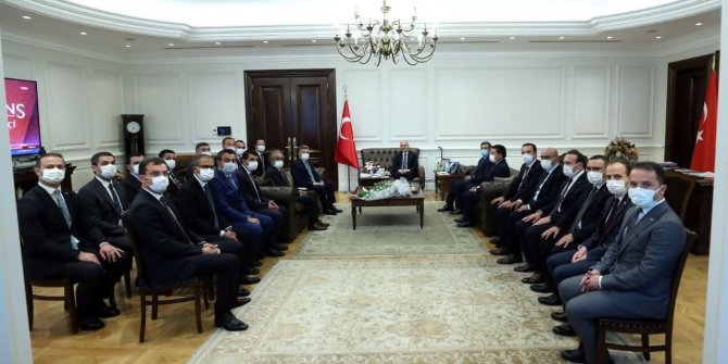 Bakan Soylu, mülkiye müfettişlerini kabul etti
