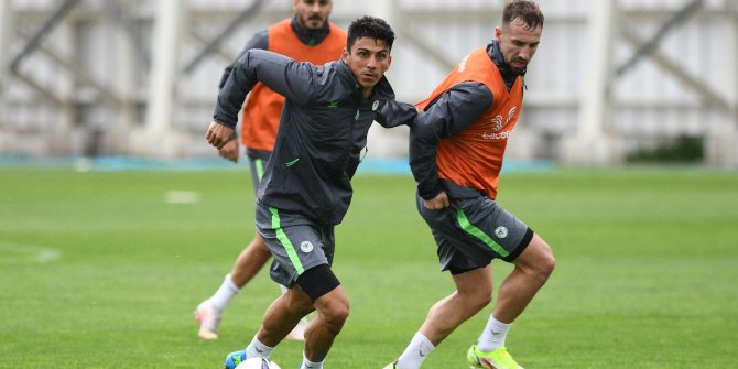 Konyaspor, yağmur altında çalıştı