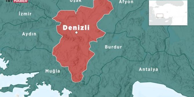 Denizli'de 3,8 büyüklüğünde deprem