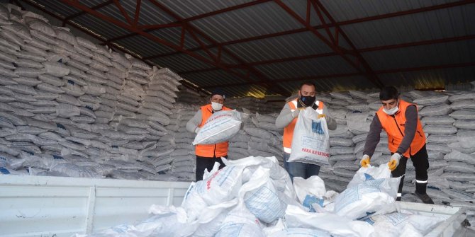 2 bin 500 aileye yakacak yardımı