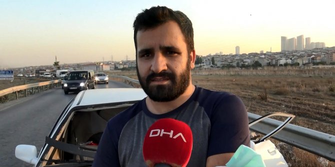 Avcılar’da iki araç kafa kafaya çarpıştı: 1 yaralı