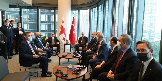 Cumhurbaşkanı Erdoğan, Gürcistan Başbakanı ile görüştü