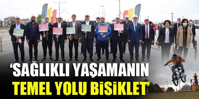 ‘Sağlıklı yaşamanın temel yolu bisiklet’