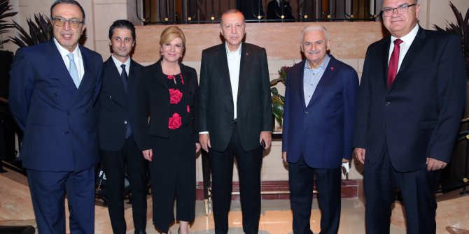 Erdoğan, Hırvatistan ve Bulgaristan Eski Cumhurbaşkanlarını kabul etti