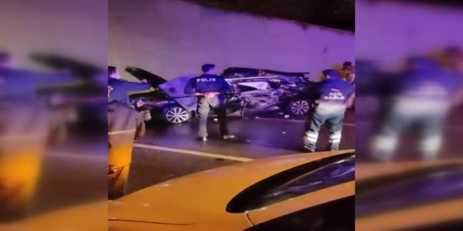 Üsküdar Tantavi Tüneli girişinde kaza: 1 yaralı
