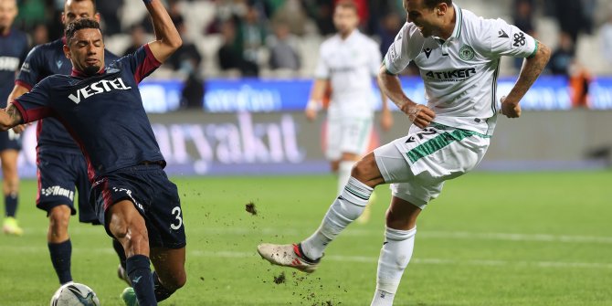 Konyaspor, Trabzon'u topa tuttu!