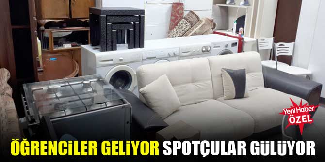 Öğrenciler geliyor, spotçular gülüyor
