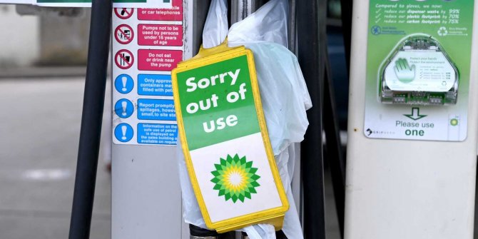 BP’nin akaryakıt istasyonlarının 3’te 1’inde yakıt tükendi