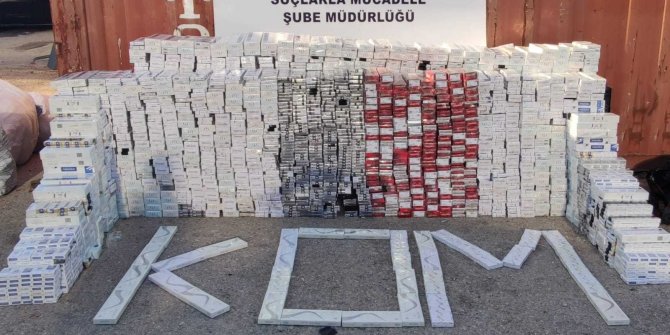 Gaziantep’te 33 bin paket kaçak sigara ele geçirildi