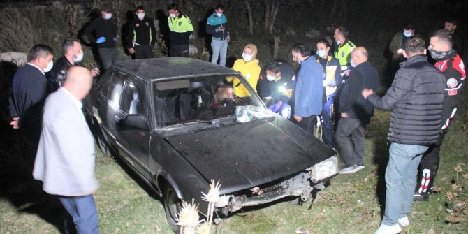 Polisten kaçan sürücü kaza sonrası silahla vurulmuş halde bulundu