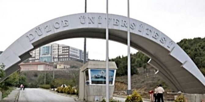 Düzce Üniversitesi Öğretim Üyesi alım ilanı