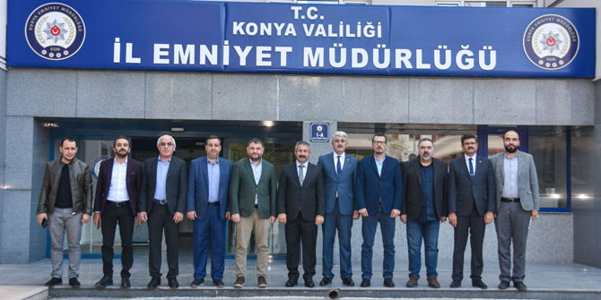 KGC Yönetimi, Emniyet Müdürü Dinç’i ziyaret etti