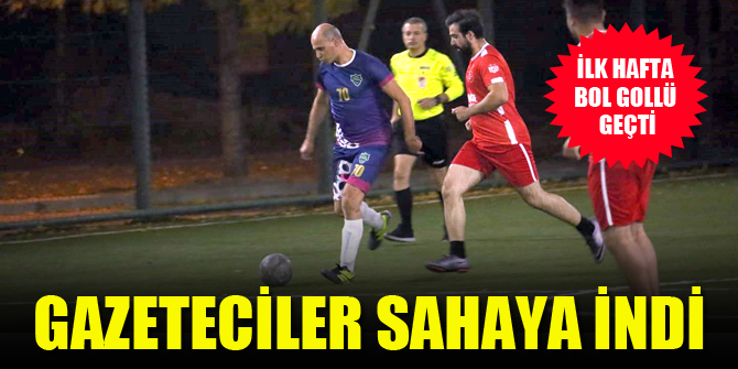 Konya'da gazeteciler, sahaya indi!