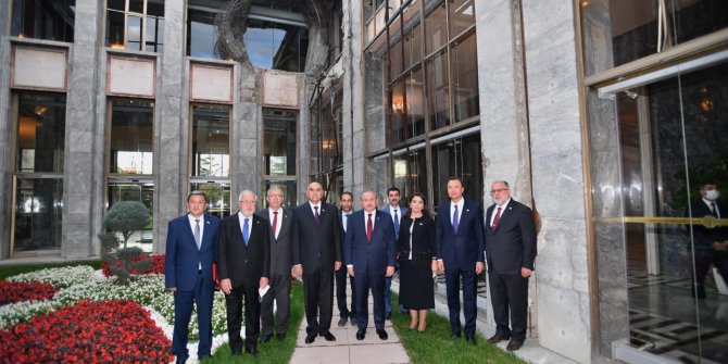 TBMM Başkanı Şentop, Tacikistanlı mevkidaşını Meclis'te ağırladı