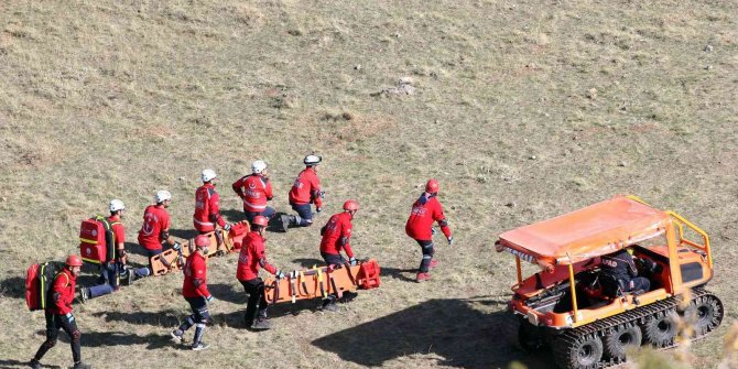 Konya’da gerçeğini aratmayan arama-kurtarma tatbikatı