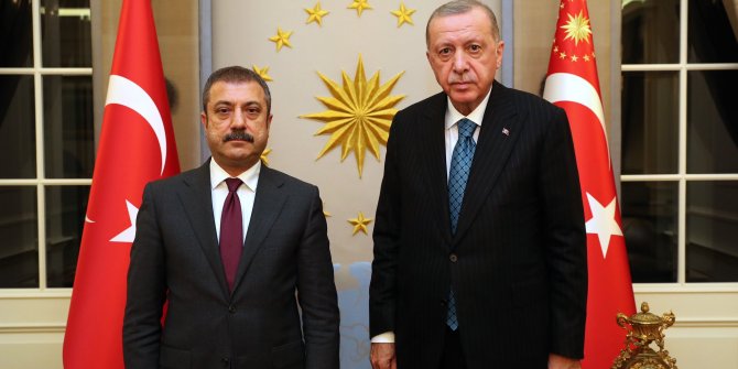Cumhurbaşkanı Erdoğan, Merkez Bankası Başkanı Kavcıoğlu'nu kabul etti