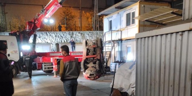 Forklift’in altında kalan işçi hayatını kaybetti