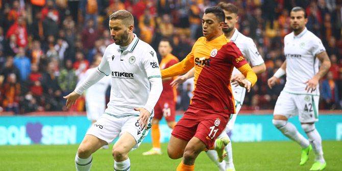 Galatasaray 1-0 Konyaspor | İLK YARI SONUCU