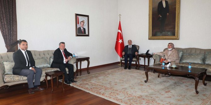 Şehit yakınlarından Vali Özkan’a ziyaret
